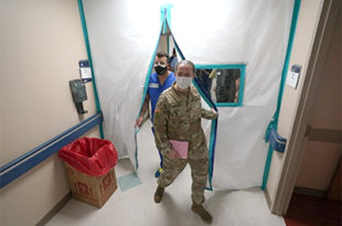 Military medics deploy in California, Texas as virus surges